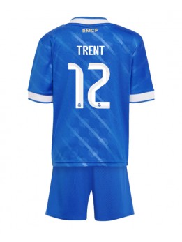Billige Real Madrid Alexander-Arnold #12 Tredjedraktsett Barn 2025-26 Kortermet (+ Korte bukser)